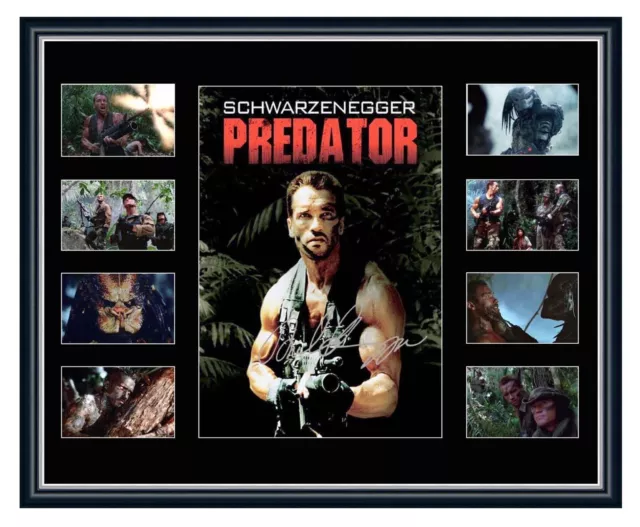 Predator Arnold Schwarzenegger Signed Limited Edition Framed Memorabilia