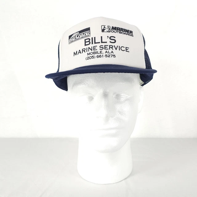 Bill's Marine Service Mobile, Al Mesh Trucker Snapback Hat