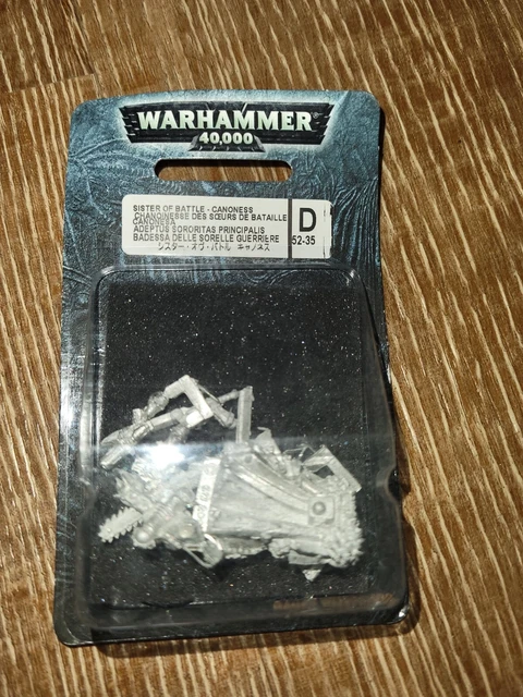 Warhammer 40K Sisters of Battle Canoness, Metal Rare OOP Adepta Sororitas Sister