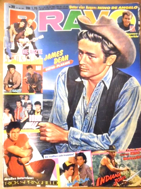 BRAVO  30 - 1984 B James Dean ÄRZTE Duran Depeche Mode Wham Spandau B. Scorpions