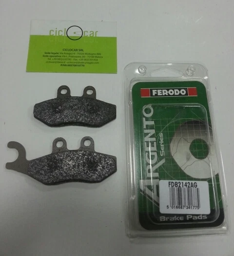 KIT PASTIGLIE FRENO POSTERIORE FERODO PIAGGIO VESPA GRANTURISMO 125-200
