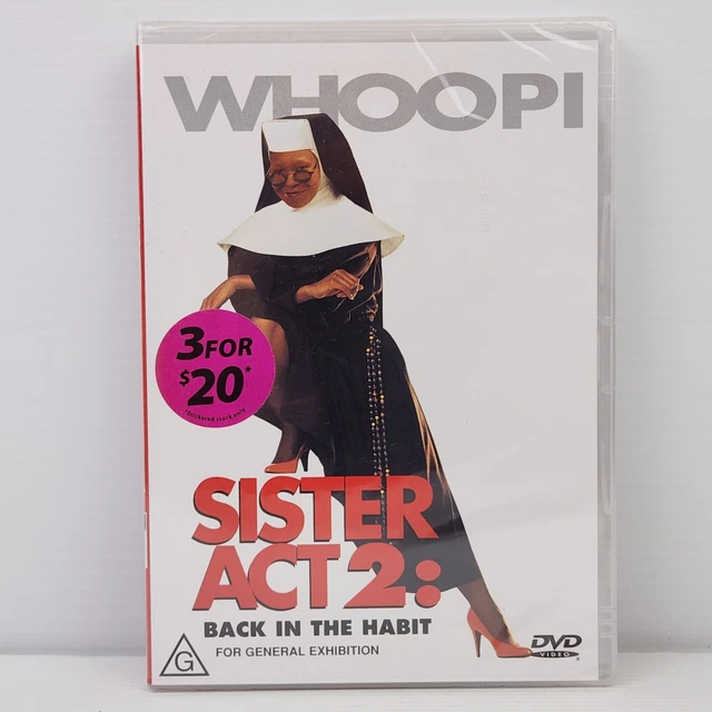 SISTER ACT 2: Back in the Habit DVD Movie 1993 Whoopi Goldberg Comedy ...