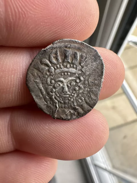 Henry III Silver Hammered Long Cross Penny Class 5 Wonderful Toning