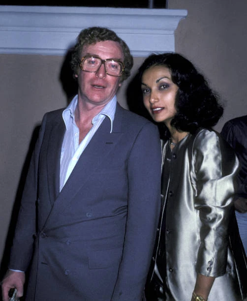 ACTOR MICHAEL CAINE & wife Shakira Caine at the birthday party for