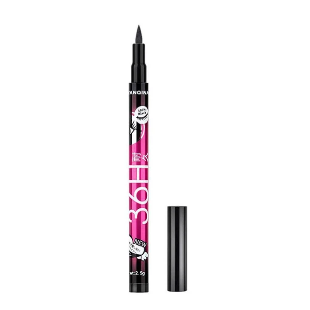 Black 36H Waterproof Pen Precision Liquid Eyeliner Makeup Eye Liner Q2H3
