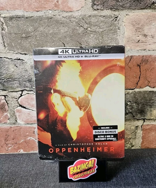 OPPENHEIMER 4K STEELBOOK Italian Version 🇮🇹 Damaged Seal READ