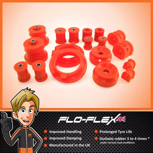 Ford Sierra Cosworth Sapphire Suspension Bushes Front & Rear Kit in Poly