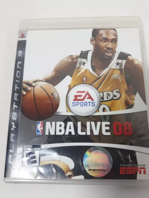NBA Live 08 PS3 Play Station 3 Move Game COMPLETE Very Good Condition