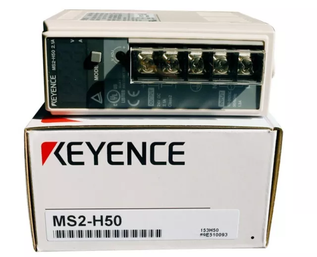 NEW OPEN BOX- Keyence MS2-H50 Switching Power Supply Module 24VDC 2.1A Output