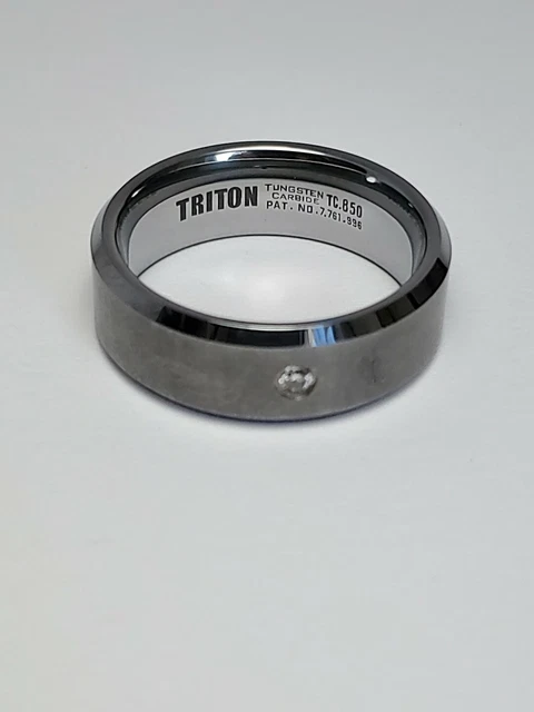 TRITON MENS TUNGSTEN Carbide TC.850 Men s Ring Size 8 PAT No 8.061.033 20.00 PicClick