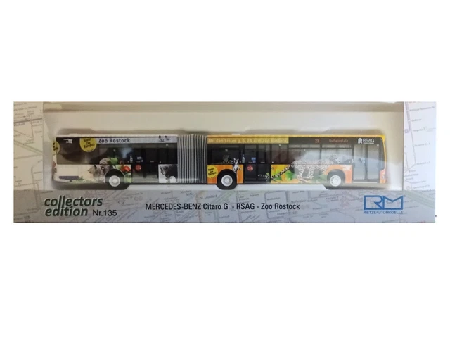 Rietze 69317 - 1/87 Mercedes-Benz Citaro G ´12 Trains de La Ville Monheim - Neuf
