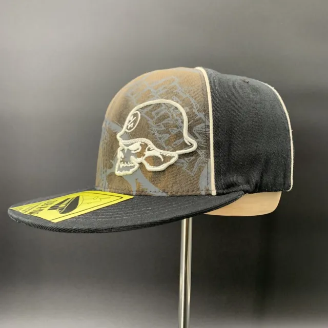 Metal Mulisha Helmet Skulls S/M Flex Fit Hat Cap Wool Blend Motorcross