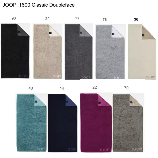 JOOP! Classic Doubleface 1600 Handtuch, Duschtuch, Gästetuch, Saunatuch zur Wahl