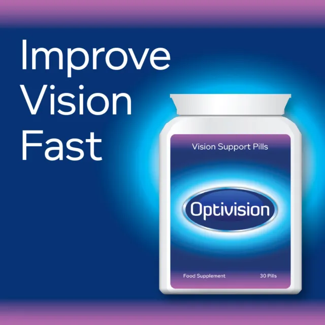 Optivision Vision Support Pills Eye Tablets Stop Dry Eye Blurred Vision Eyesight