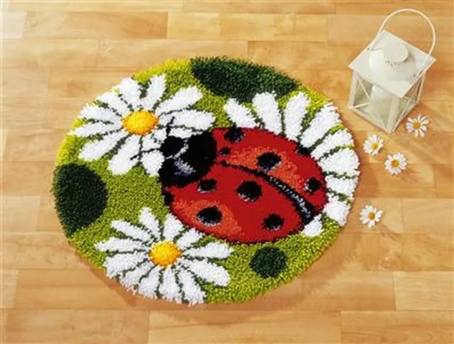Vervaco Atador Alfombra "Ladybug" Vorgezeichnet PN-0014359