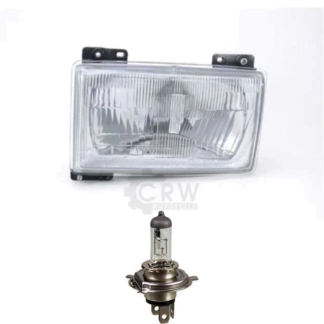 Phares Halogènes Gauche + Droit H4 Pour Fiat Ducato Plateau/châssis 290, J5, 290L, 290P, 280 - Modèles 1990 à 1994, Homologués E