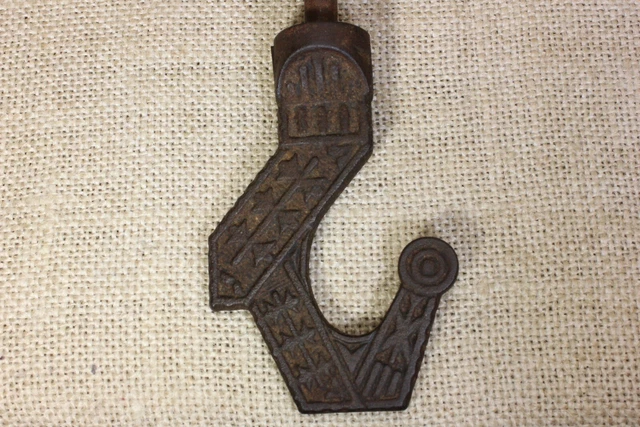 Old Ceiling Plant Hook Large Chandelier Bird Cage Hanger Vintage Rustic Iron 3