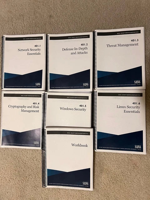 SANS SEC401 GIAC GSEC Security Essential 2018 Bootcamp Style 