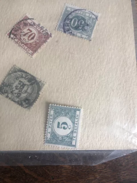 Briefmarken Konvolut Te Betalen RAR Für Sammler um 1960