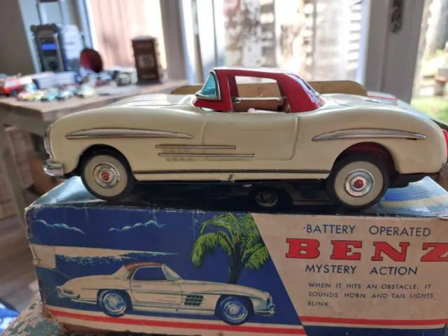 Tn Tinplate Benz Mystery Action