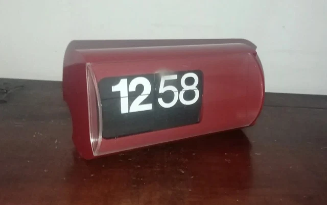Orologio Solari Udine CIFRA 3 Bordeaux FUNZIONANTE a Batterie Modernariato Italy