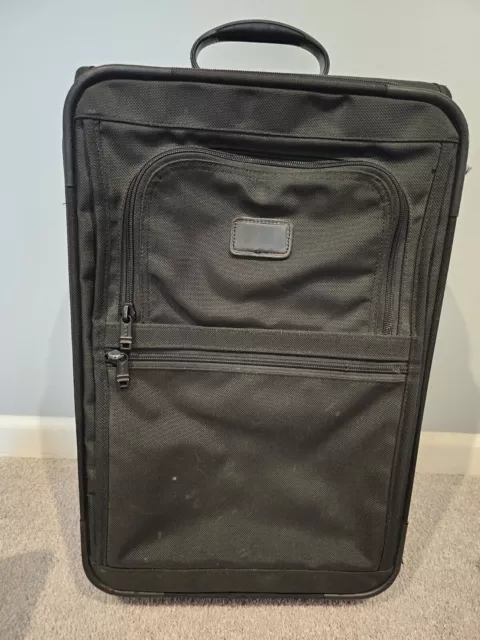 Vintage Tumi Ballistic Nylon Suitcase 22" Carry-on Wheeled Black Luggage 2243D3