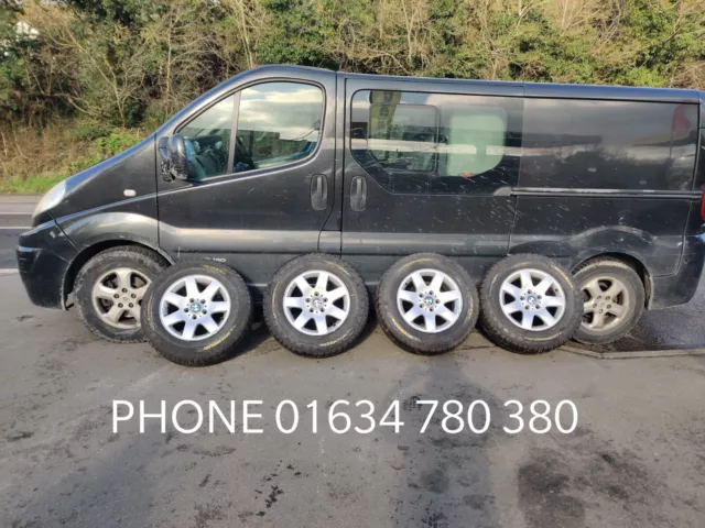 Renault Traffic Nissan Primastar Vauxhall Vivaro Alloy 16" Wheels 2001-Early2014