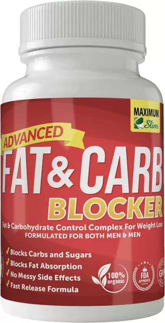 Maximum Slim Fat & Carb Blocker Pure Kidney Bean Extract for Weight Loss and App