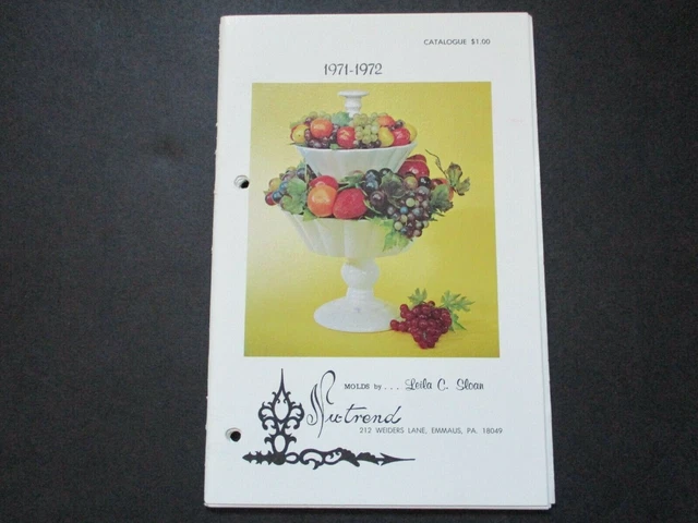 1971-1972 Moldes de Liela C. Sloan catálogo Su-Trend