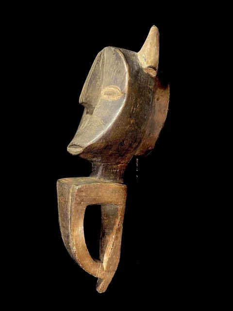 African mask /Tribal faces of Carved African Decorative African masks, Bakot6287