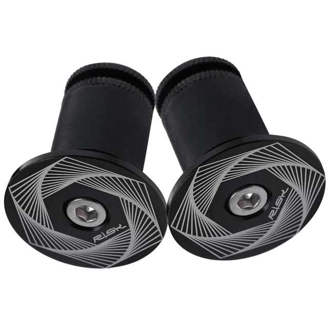2 Pcs Motor Bike End Caps Jewelry Accessories Bicycle Handlebar 3