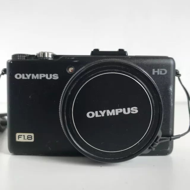 Olympus Stylus XZ-1 10.0MP Digital Camera Black Battery + 8GB Memory Card + Case