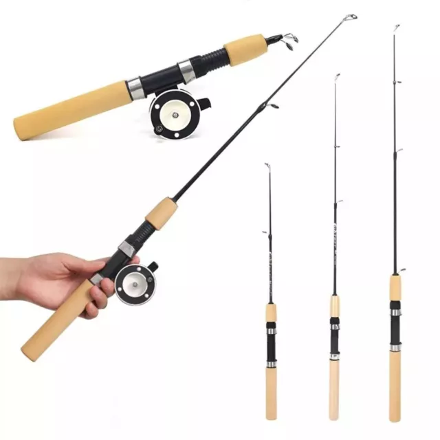 Telescopic Winter Shrimp Fishing Rods Mini Ice Rod Casting Rod Fishing Rods.