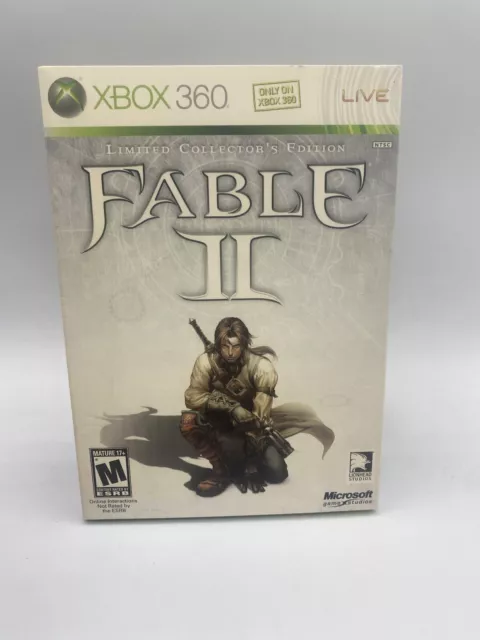 Fable II - Limited Collector's Edition (Microsoft Xbox 360, 2008) w/ Slip Cover