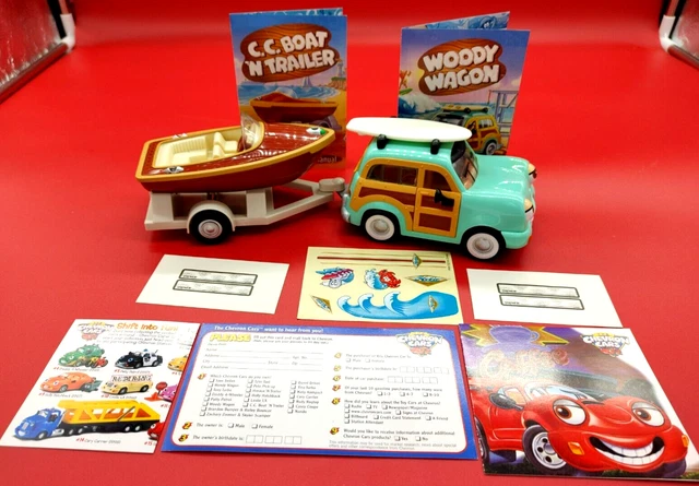 Chevron Cars Woody Wagon & CC Boat N Trailer with Original Owners Manuals