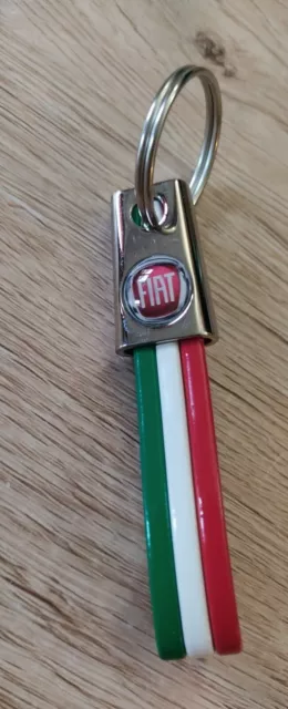 Portachiavi Fiat Italy, In Gomma