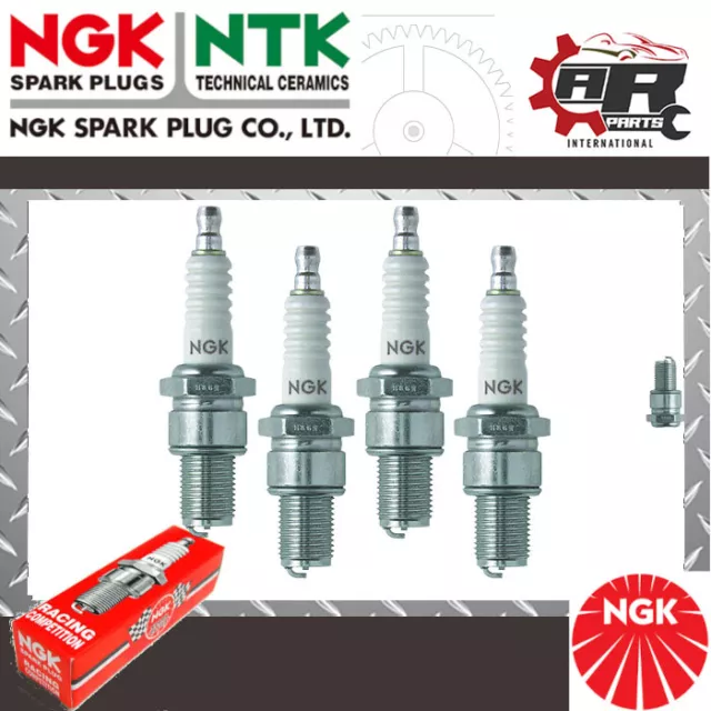 4 Pack Véritable NGK Course Allumage Bougies B8EG Stock N°3430 Gros Trade Prix