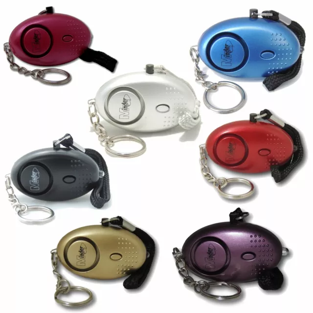 Police Approved Keyring Personal Panic Rape Attack Safety Security Alarm 140db