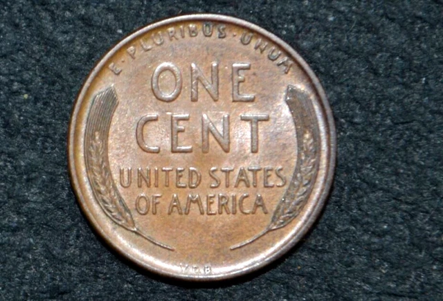 1909 VDB Lincoln Cent * CHOICE BN BROWN UNC ** Hints of Luster ** FREE SHIPPING