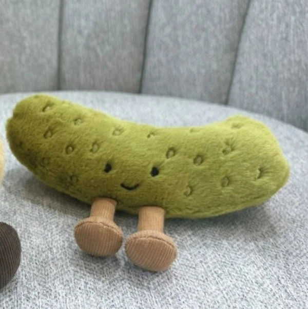 JELLYCAT AMUSEABLES PICKLE Plush Toy 15cm - New with Tag & Gift Bag ...