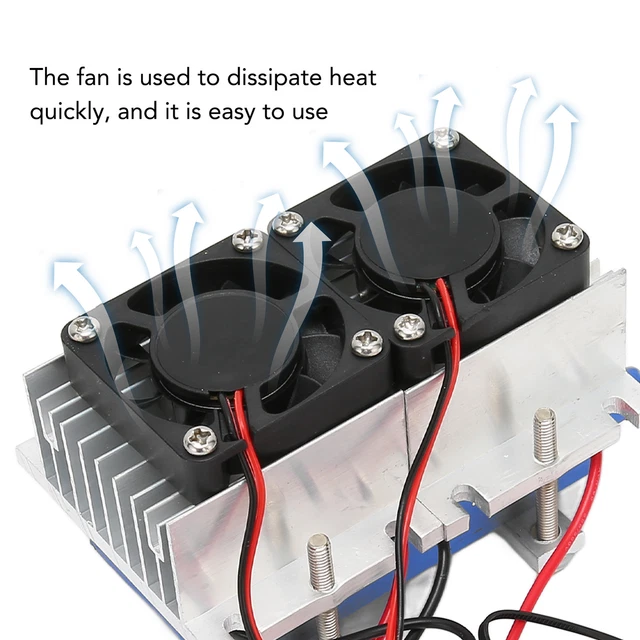144W Thermoelectric Peltier Refrigeration Cooler 12V Semiconductor Cond Hot