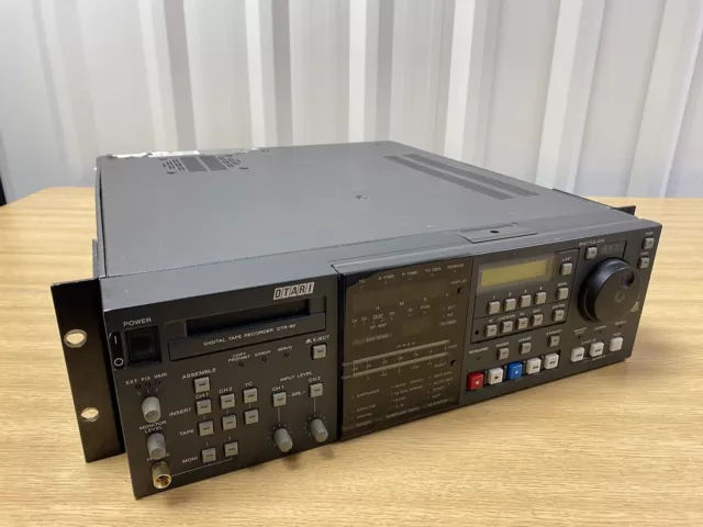 Otari DTR90 Digital Tape Recorder with Manual - Good Condition