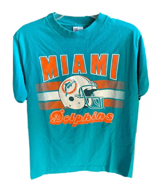Early 1990s NFL Miami Dolphins Tee Shirt Large by Garan