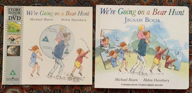 WE'RE GOING ON a Bear Hunt Book with DVD/Jigsaw Book by Michael Rosen ...