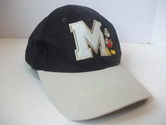 Walt Disney World Mickey Mouse Hat Dark Blue Strapback Baseball Cap