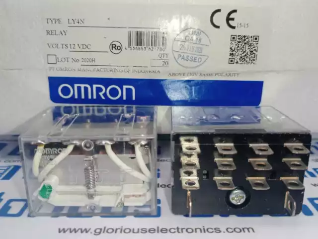 5pcs Omron LY4N-12VDC 10A 12VDC RELAY