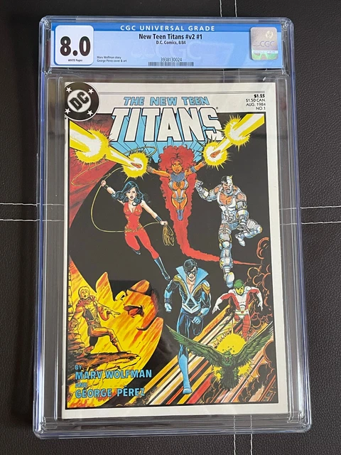 NEW TEEN TITANS v2 #1  CGC 8.0 VF