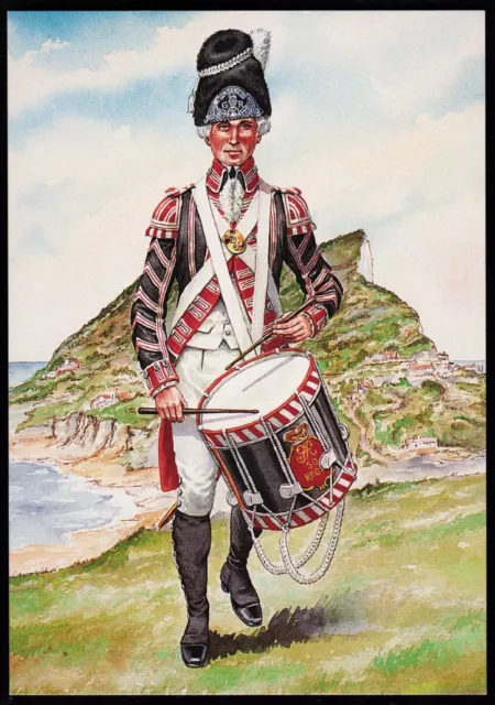 Drummer 50th West Kent Regiment Of Foot 1792 C. Stadden Postcard