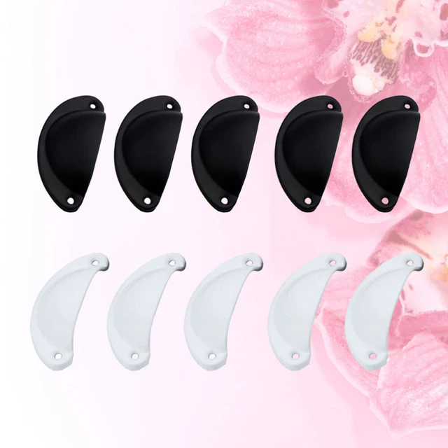 10 Pcs Kitchen Hardware Accessory Metal Handle Cabinet Drawer Pulls Shell 6