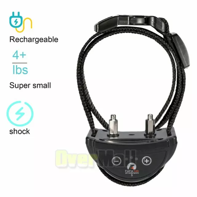 Rechargeable Dog Bark Collar Waterproof Electric Anti-Barking Training Collar 2